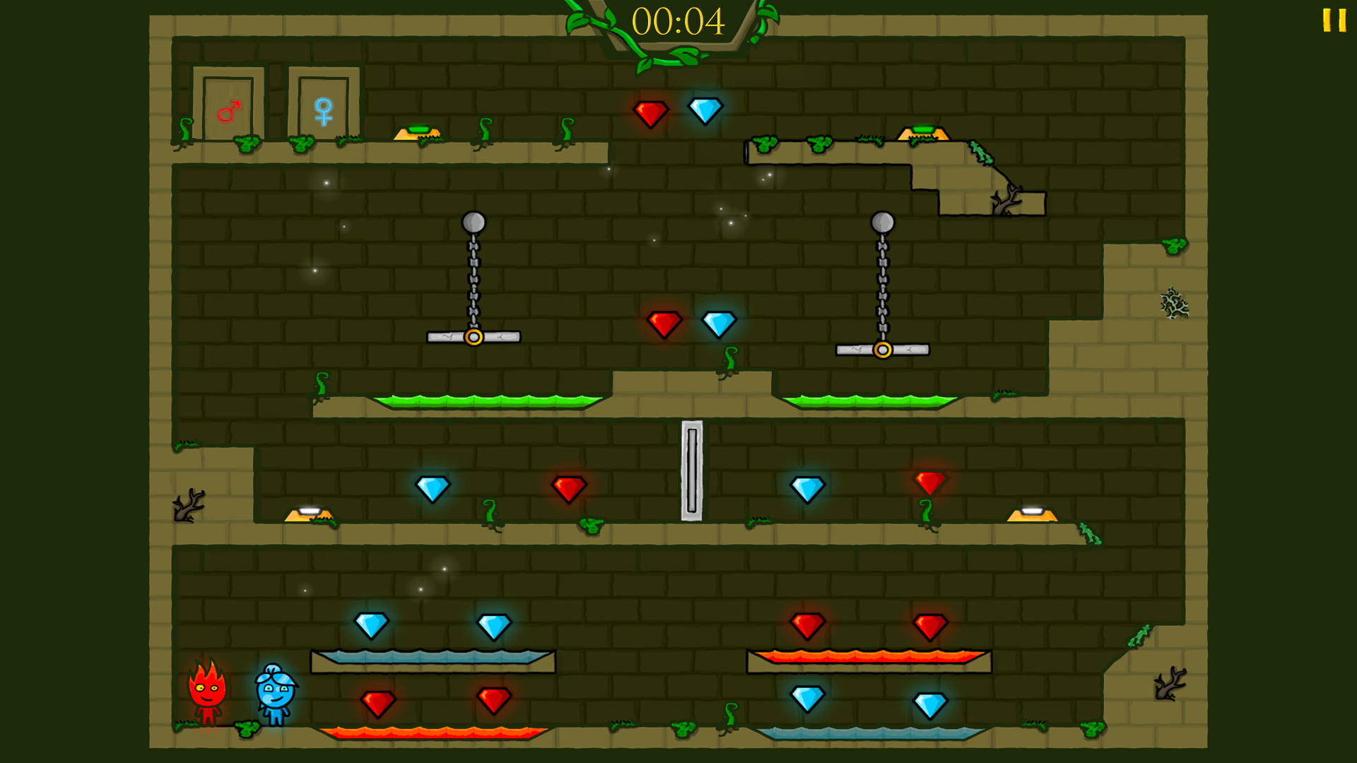 Fireboy &amp; Watergirl 1 in The Forest Temple screenshot 1