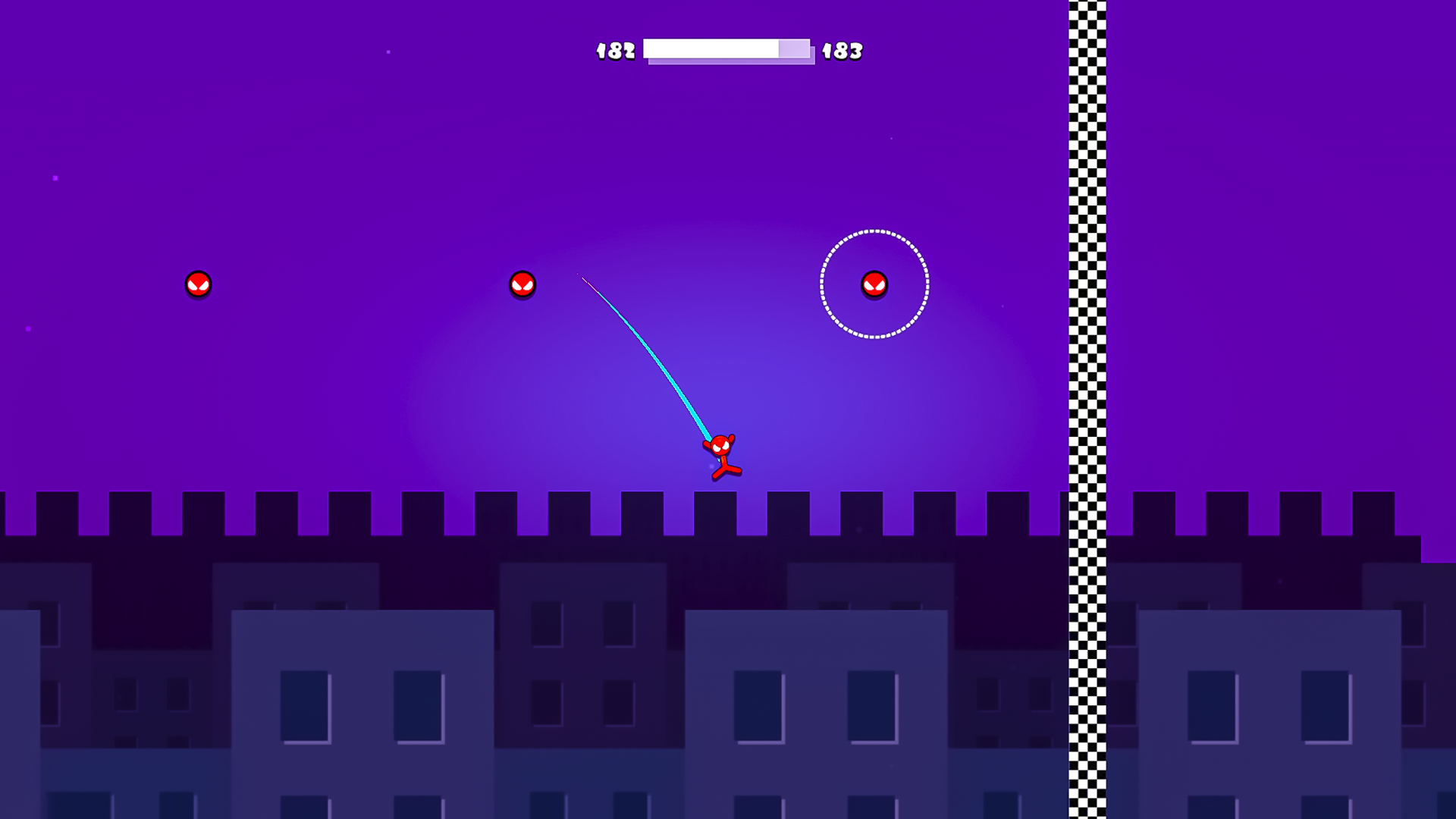 Stickman Spider Superhero with hook screenshot 1