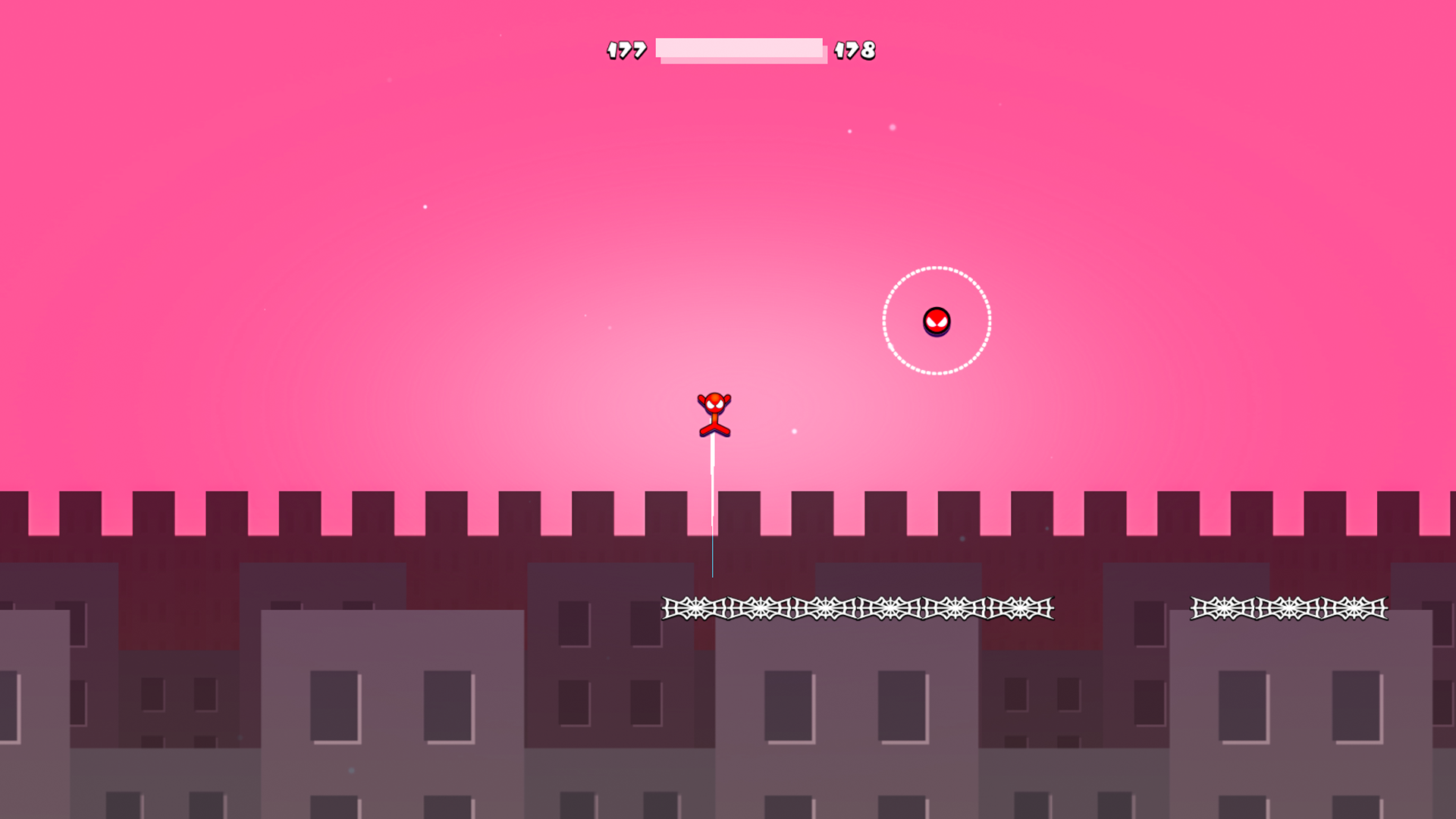 Стикмен Паук Супергерой с крюком screenshot 2