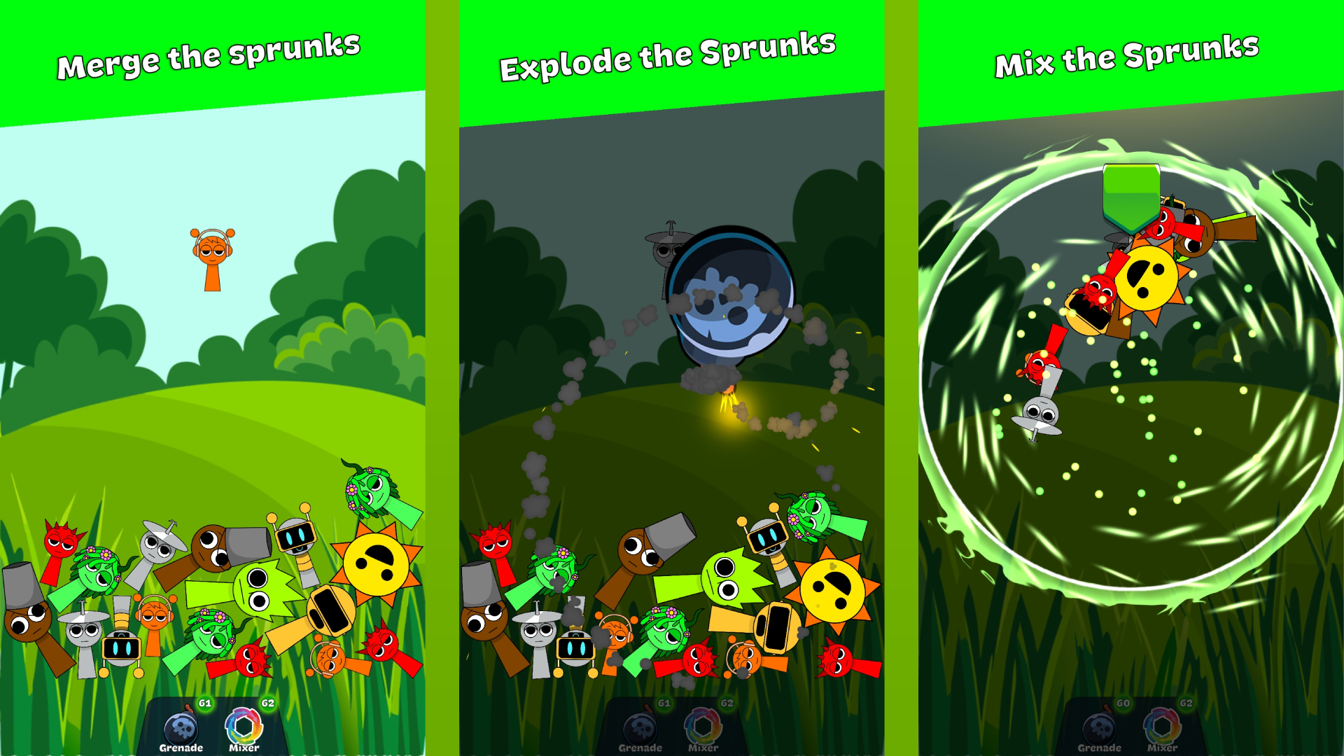 Sprunks - Fusion. Collect your collection screenshot 1